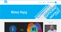 Desktop Screenshot of motazhajaj.com