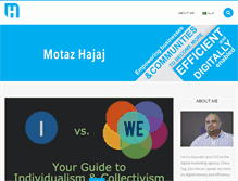 Tablet Screenshot of motazhajaj.com